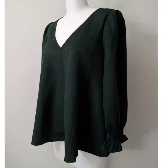 Tuckernuck Suede Easton Top - Malachite - Picture 4 of 12